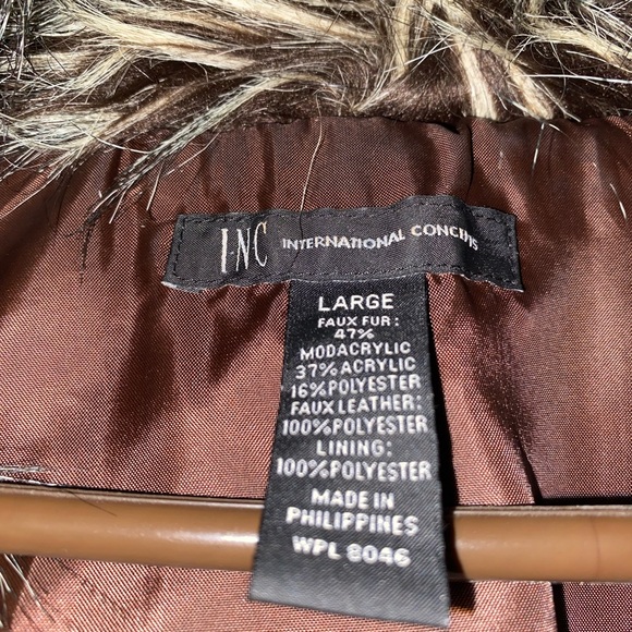 INC Faux Fur vest - Picture 2 of 8